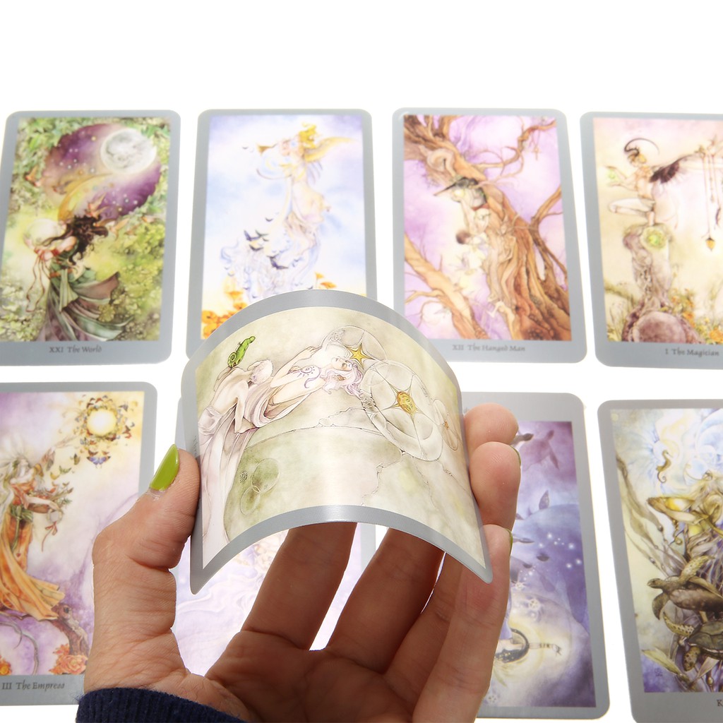 Combo Bài Bói Tarot Shadowscapes Cao Cấp và Khăn Trải Bàn Tarot