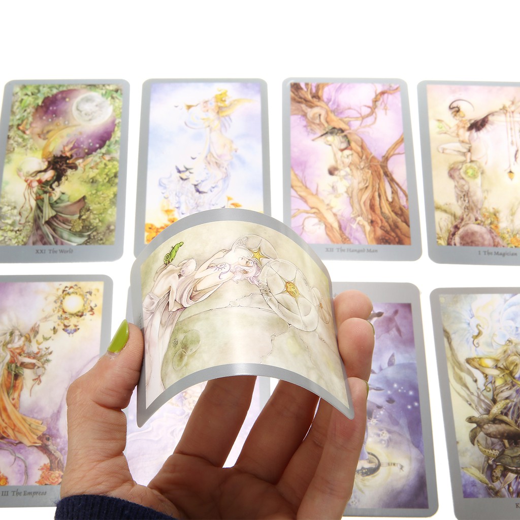 Combo Bài Bói Tarot Shadowscapes  Cao Cấp và Khăn Trải Bàn Tarot