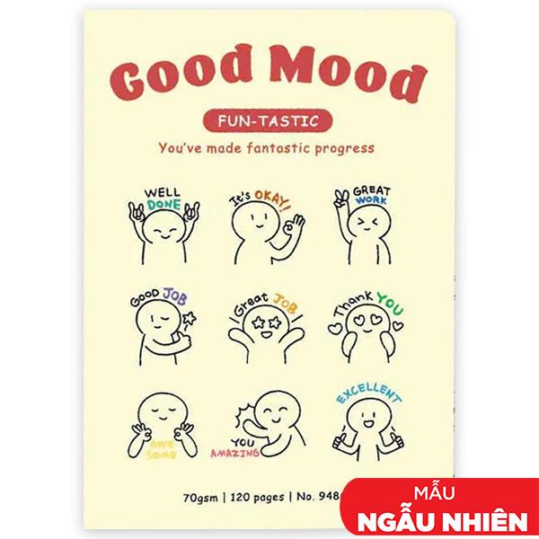 Tập Học Sinh Good Mood - Kẻ Ngang - 120 Trang 70gsm - Hải Tiến 9486 (Mẫu Bìa Giao Ngẫu Nhiên)