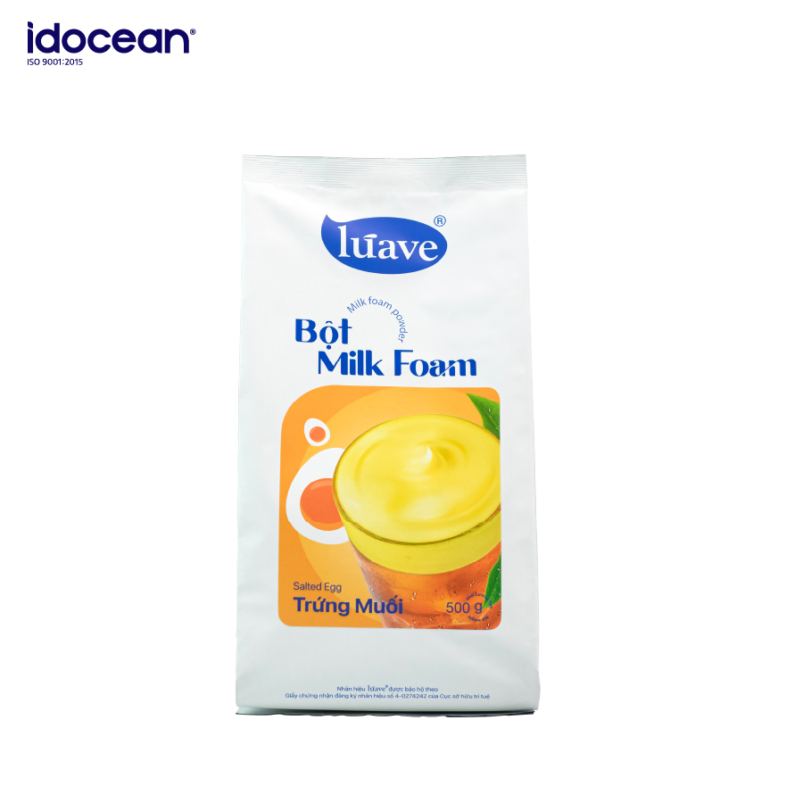 Bột Milk Foam Trứng Muối LÚAVE 0.5KG - Chính Hãng