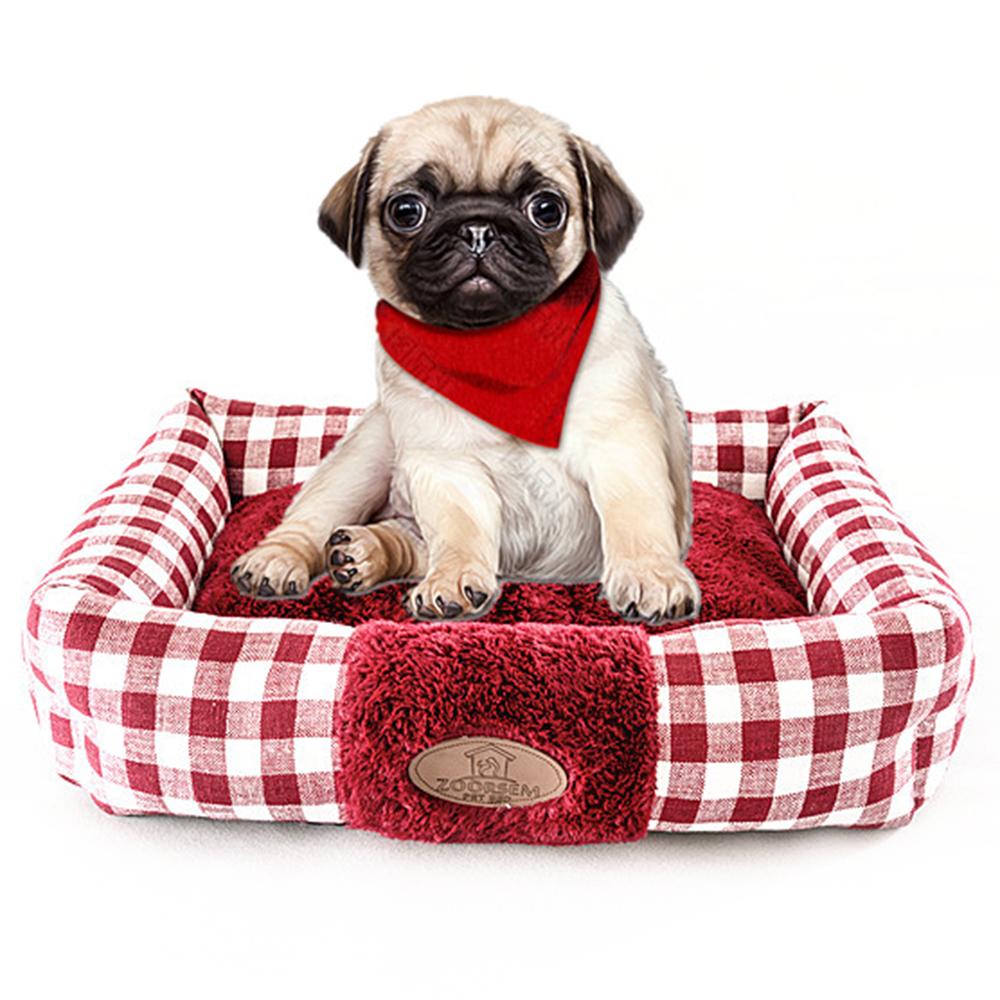 Giường cho thú cưng, chất liệu mềm, hình chữ nhật