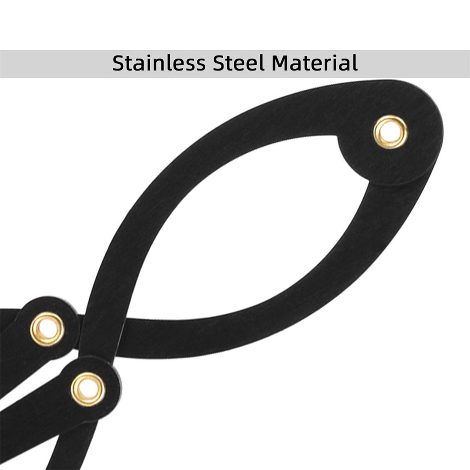 Eyebrow Ruler Stainless Steel for Drawing Line Beauty Salon Eyebrow Shaping