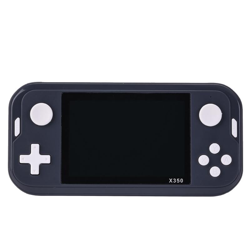 X350 Mini Retro Handheld Game Game Console Trò chơi trẻ em cổ điển Người chơi 3,5 inch màn hình IPS kép điều khiển máy chơi game di động
