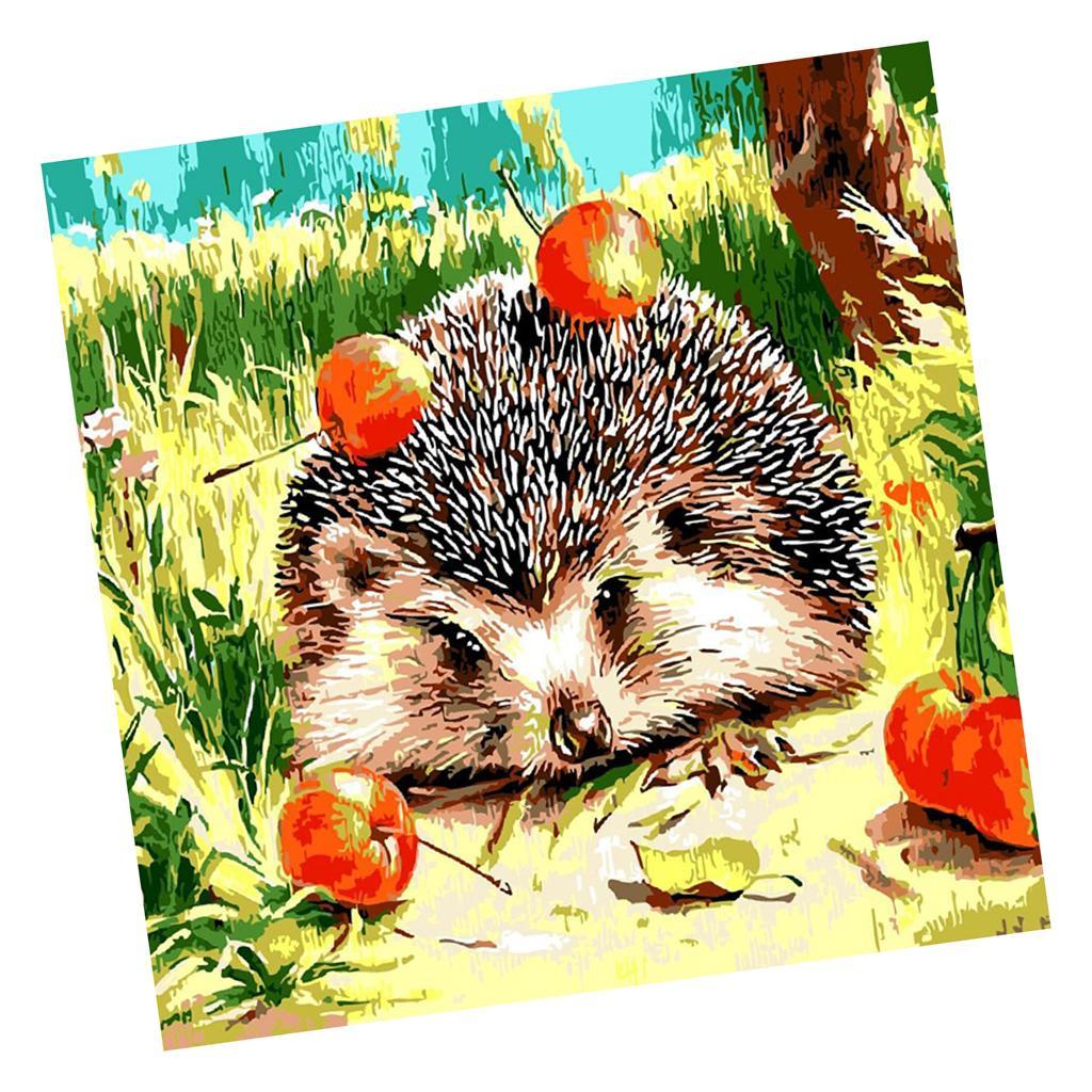 Diamond Cross Stitch Painting Embroidery Kit Animals For Art Home Decoration - Hedgehog
