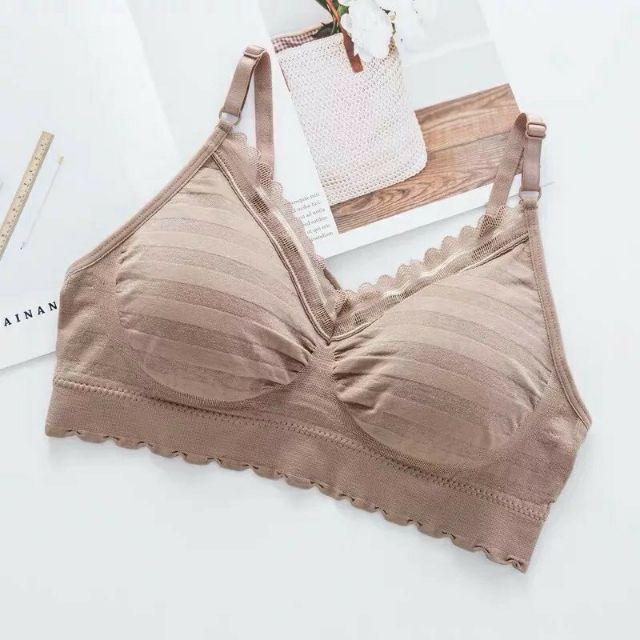 Hình thật áo Bra thể thao mẫu chéo dây cotton mút cao cấp cực xịn