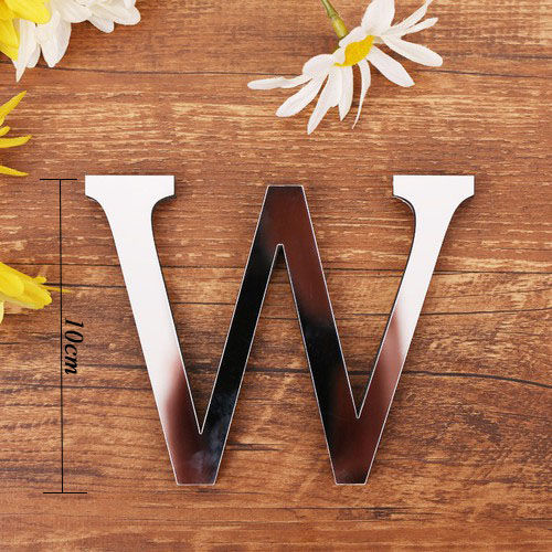 Decal chữ welcome dán cửa dán tường bóng sáng chữ cao 10 cm sang trọng