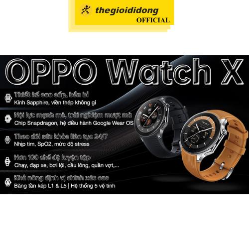 Đồng hồ thông minh Oppo Watch X 47mm - Hàng chính hãng