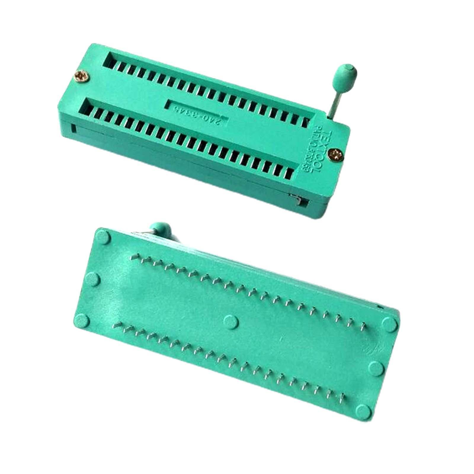 2Pcs 40 Pin Zif Dip IC Test Board Sockets, Universal IC Test Zif Sockets, Test Adaptor Universal Zif IC Sockets, for Circuit Board