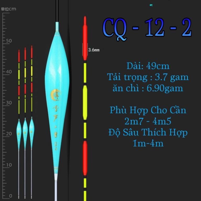 Phao Câu Đài Mã CQ-12 Săn Hàng Tăm Phao Siêu Cá Chống Mỏi Mắt Cao Cấp