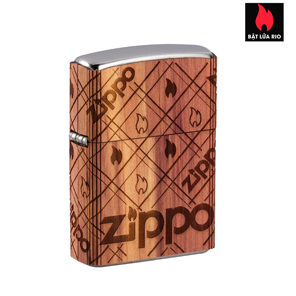 Bật Lửa Zippo 49331 – Zippo Woodchuck Usa Zippo Cedar Wrap