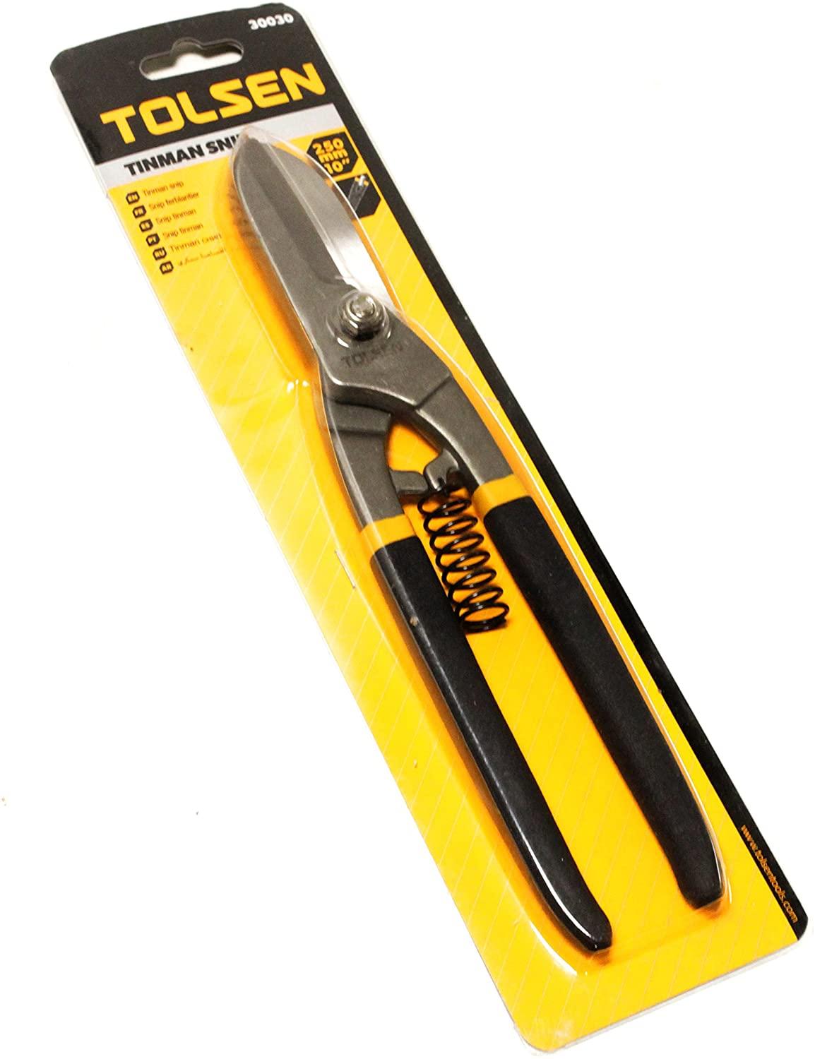 KÉO CẮT TÔN CÁN THẲNG 10'',250mm TOLSEN 30030 - HÀNG CHÍNH HÃNG