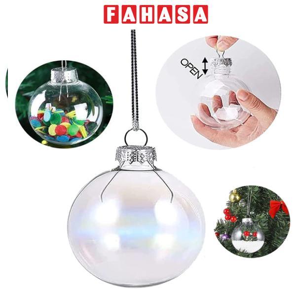 Trái Châu Trong 10 cm - Trang Trí Giáng Sinh - Vinacraft