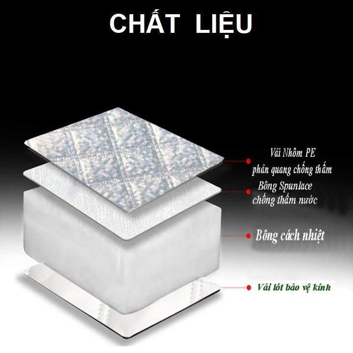 Tấm bạt che chắn nắng ngoài kính lái xe hơ, ô tô cao cấp 4 lớp B3