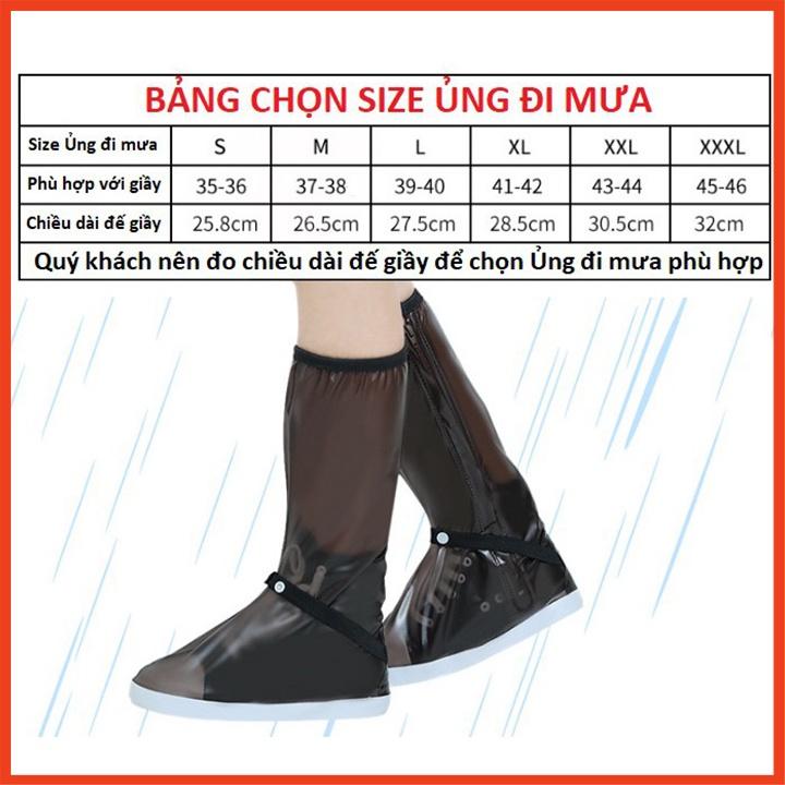 Giày đi mưa loại tốt chống thấm nước,chống trơn trượt(nhiều size)