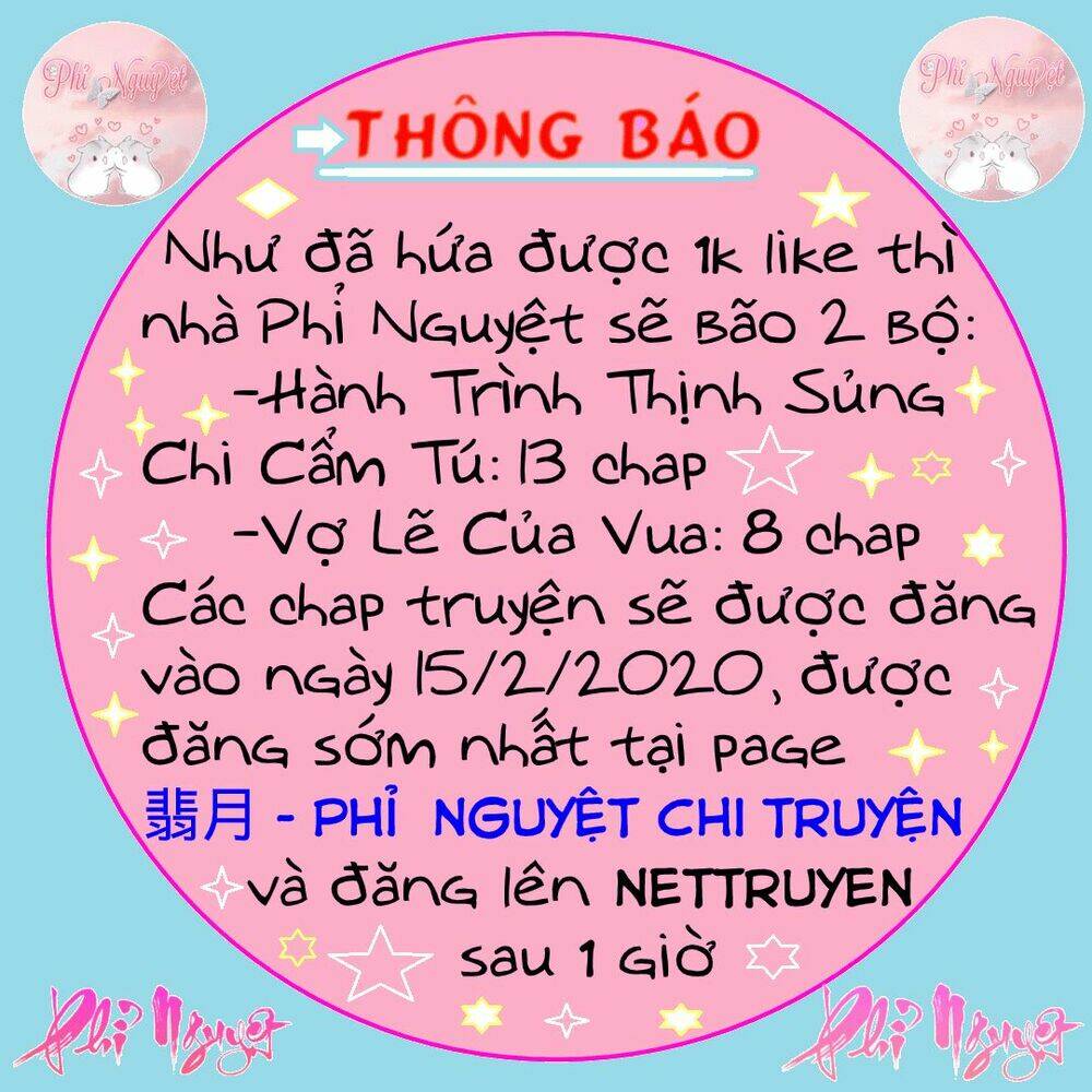 hành trình thịnh sủng chi cẩm tú chapter 30 41