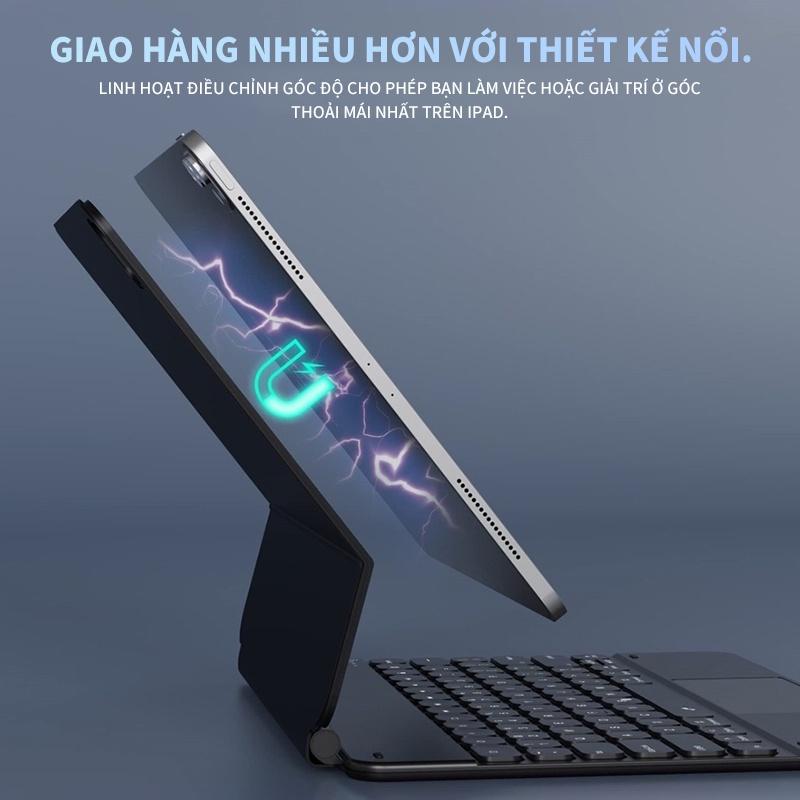 [HÀNG CHÍNH HÃNG GOOJODOQ] A1860 - A1890 - Bàn Phím Bluetooth Magic Dành Cho iPad Pro 11 12.9 Air 4 5 Gen 10th 10.9