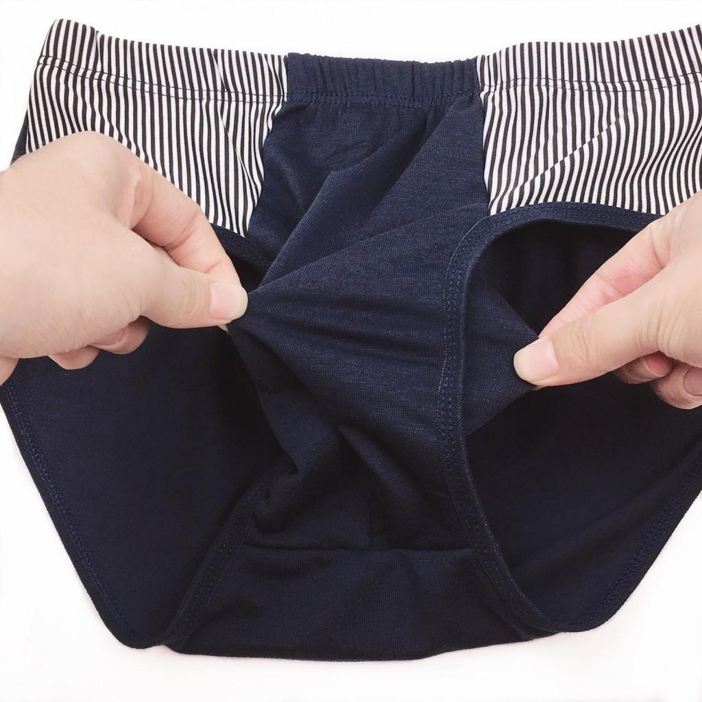Combo 4 Quan lot nam tam giác cotton thoáng khí thoải mái BIG SIZE SIZE LỚN quần sịp nam quần chip cao cấp
