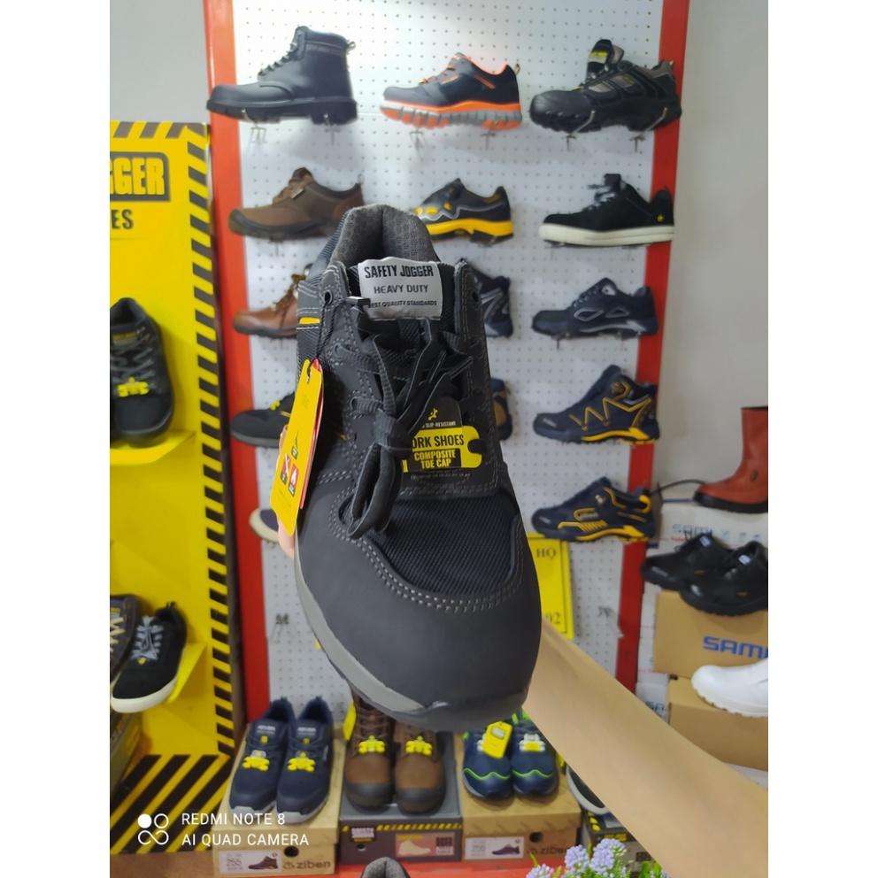 [Hàng Chính Hãng] Giày Bảo Hộ Safety Jogger Turbo Chất Da Thật, Đế PU Chống Đâm Xuyên, Chống Va Đập, Chống Trơn Trượt