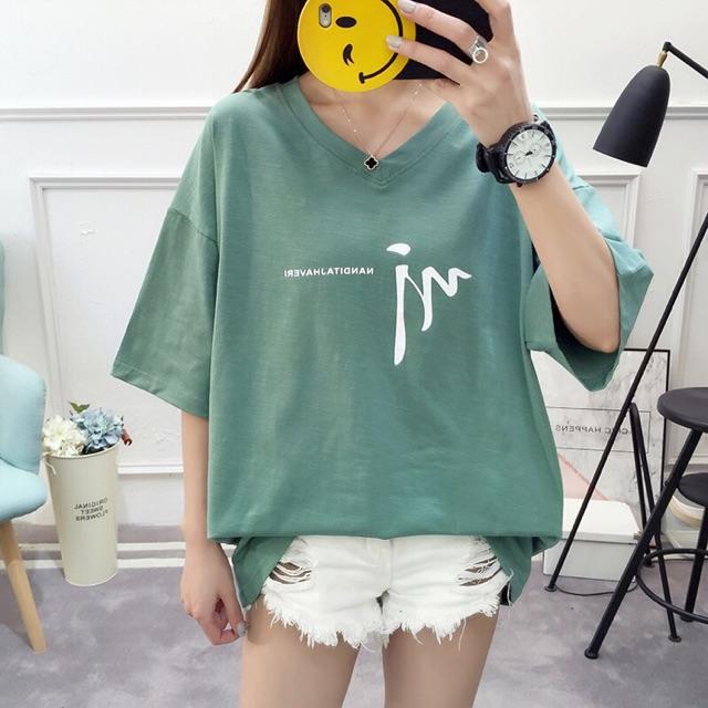 Áo thun tay lỡ form rộng