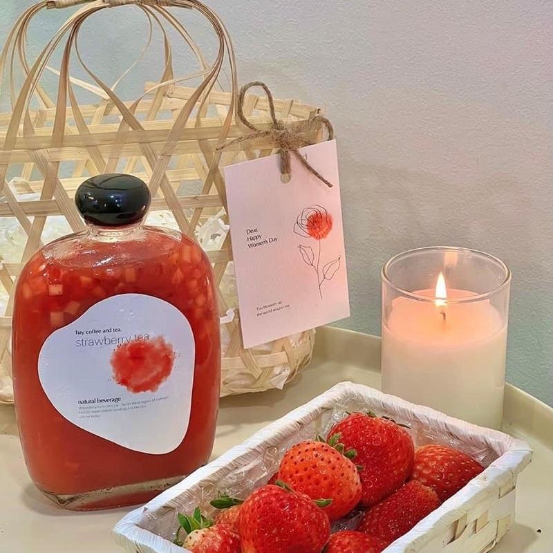 Chai thuỷ tinh 350ml dáng dẹt đựng cafe, nước ép, trang trí decor..