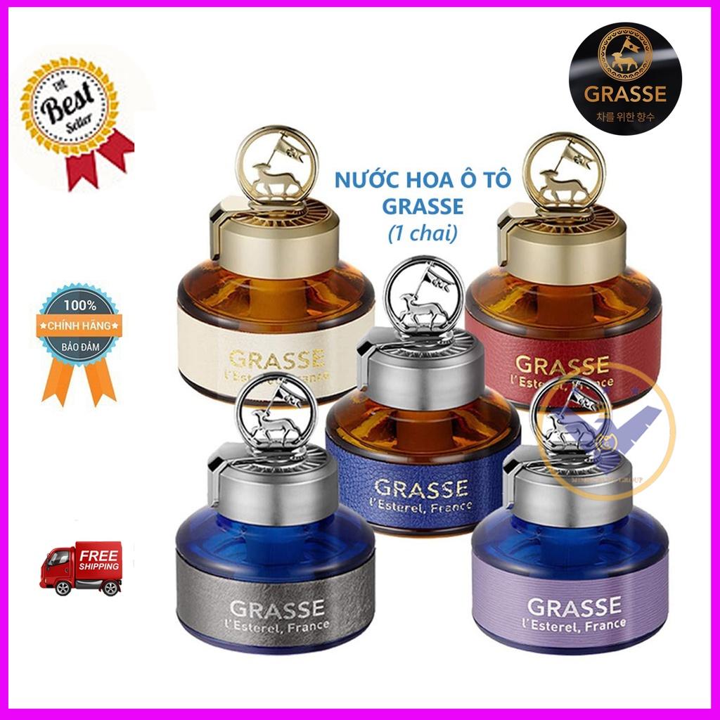 Nước hoa ô tô B'ullsone Grasse cao cấp tinh dầu thiên nhiên Pháp 110ml