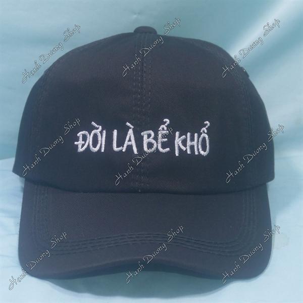 Set Nón Cặp Bucket & Cap Đời Là Bể Khổ (DLB01); (KBK01) - Combo Đời Là Bể Khổ