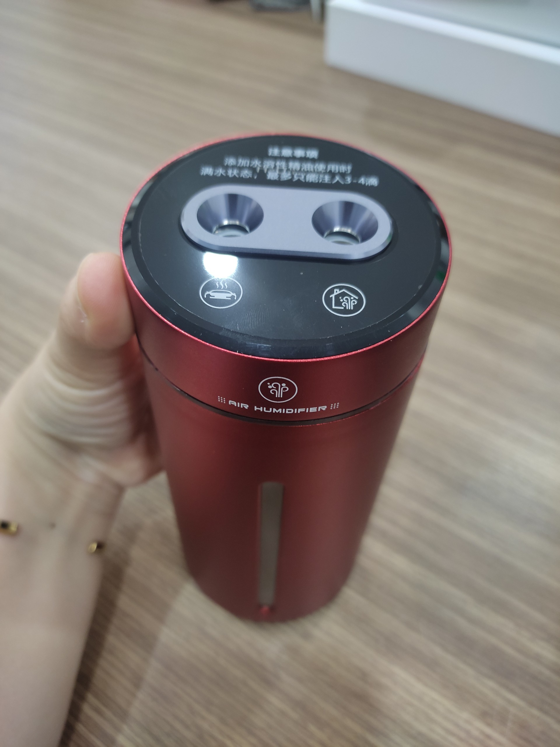 Máy khuếch tán tinh dầu mini sạc pin đa năng dùng trong nhà, cho ô tô - Máy phun tinh dầu thông minh Air Humidifier