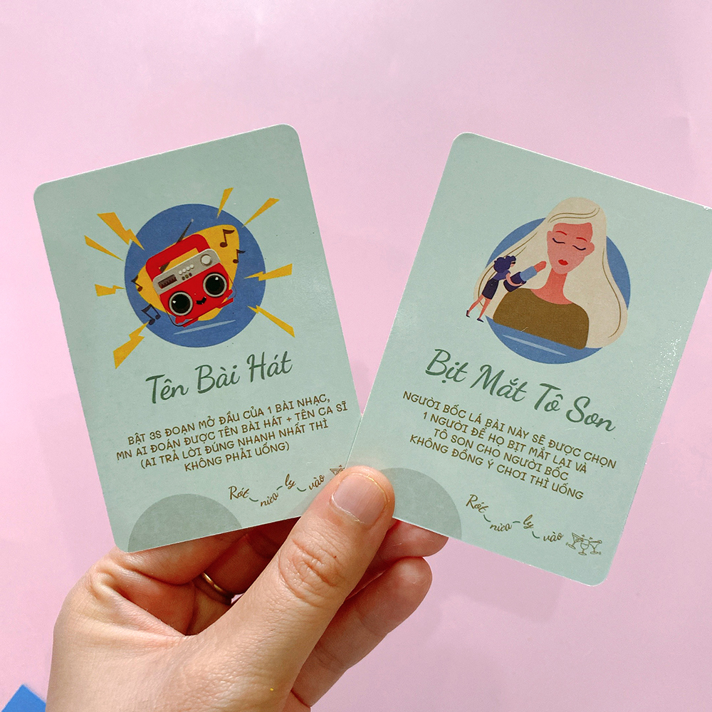 Bộ Bài Drinking Game Uống Đê Phiên Bản Trò Chơi 40 Lá Game On Bài Huệ Nốc Out Cho Nhóm Bạn Giải Trí Trong Bữa Tiệc
