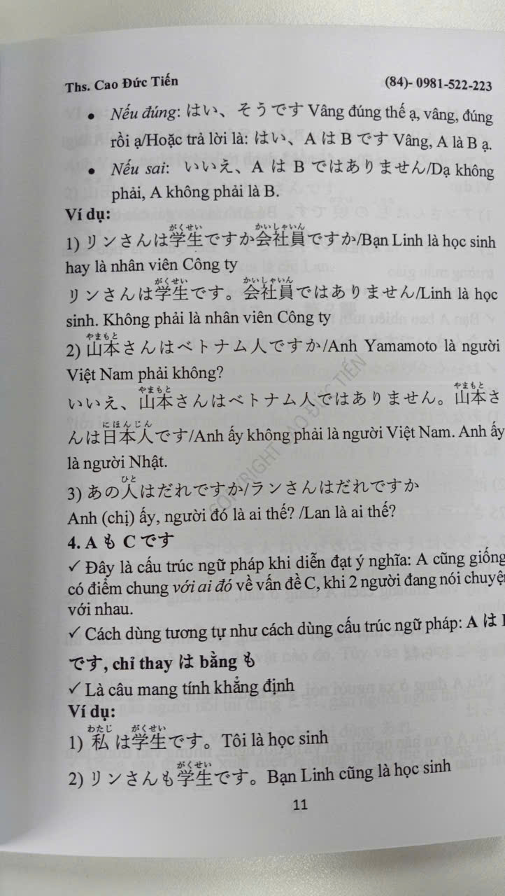 PHÂN TÍCH THỰC HÀNH NGỮ PHÁP TIẾNG NHẬT TẬP 1