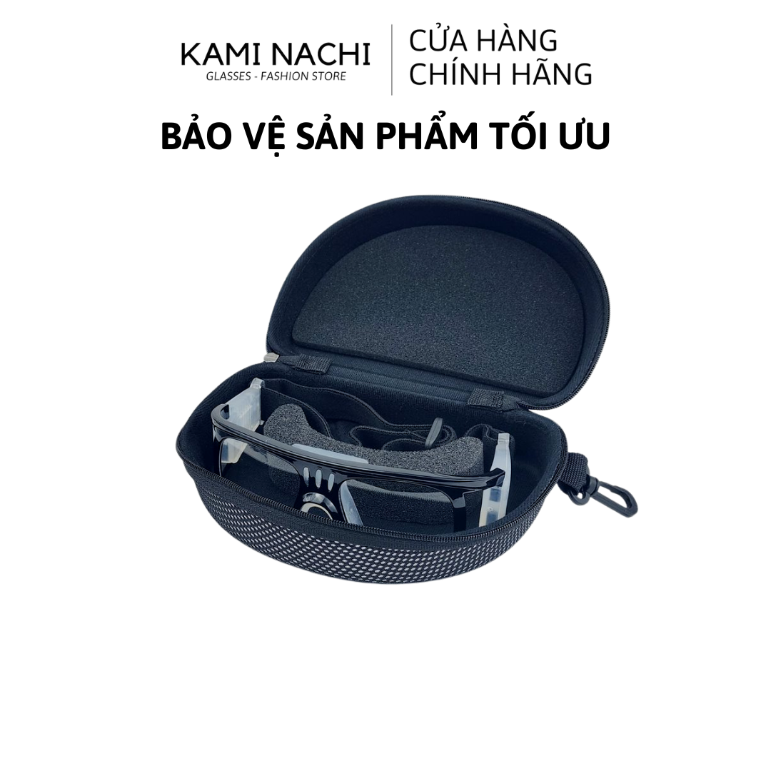 Hộp đựng mắt kính thể thao KAMI NACHI chuyên dụng chống va đập, bảo quản kính, chống trầy xước