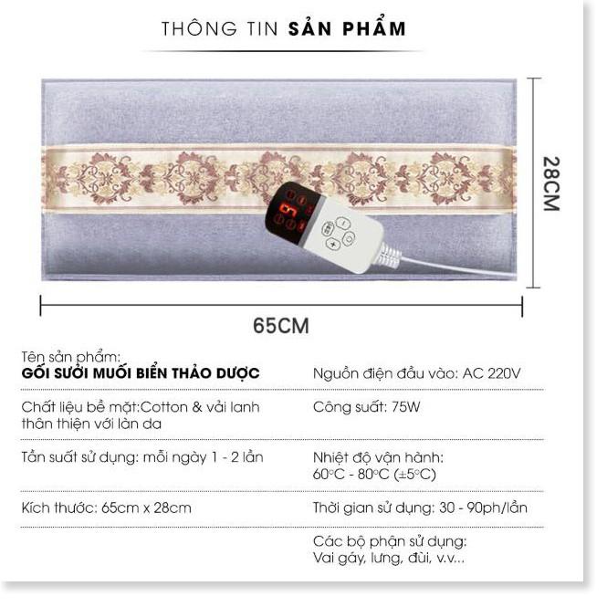 Gối sưởi muối biển Thảo Dược