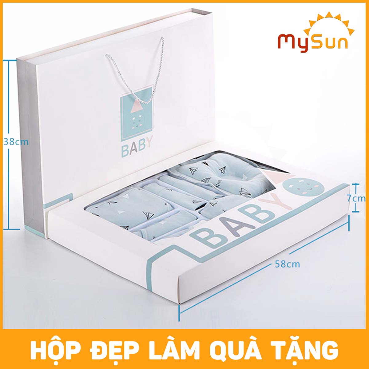 Set bộ đồ quần áo cho trẻ 1 2 3 tháng cao cấp mùa hè, đông -  quà tặng cho bé sơ sinh