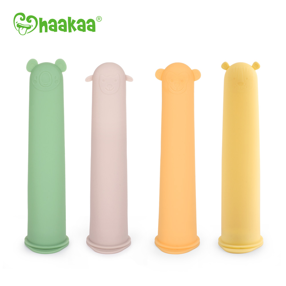 Khuôn làm kem silicone cho bé Haakaa | Nhiều màu sắc, kiểu dáng dễ thương