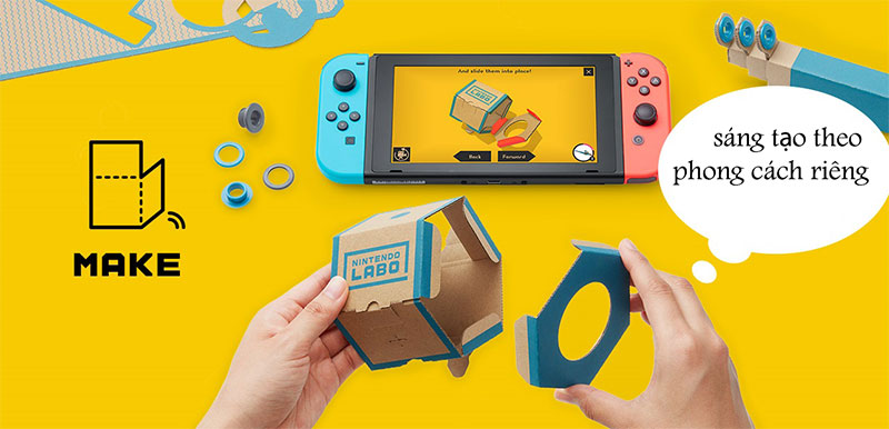 Nintendo Labo Variety Kit Cho Máy Nintendo Switch - Hàng Nhập Khẩu