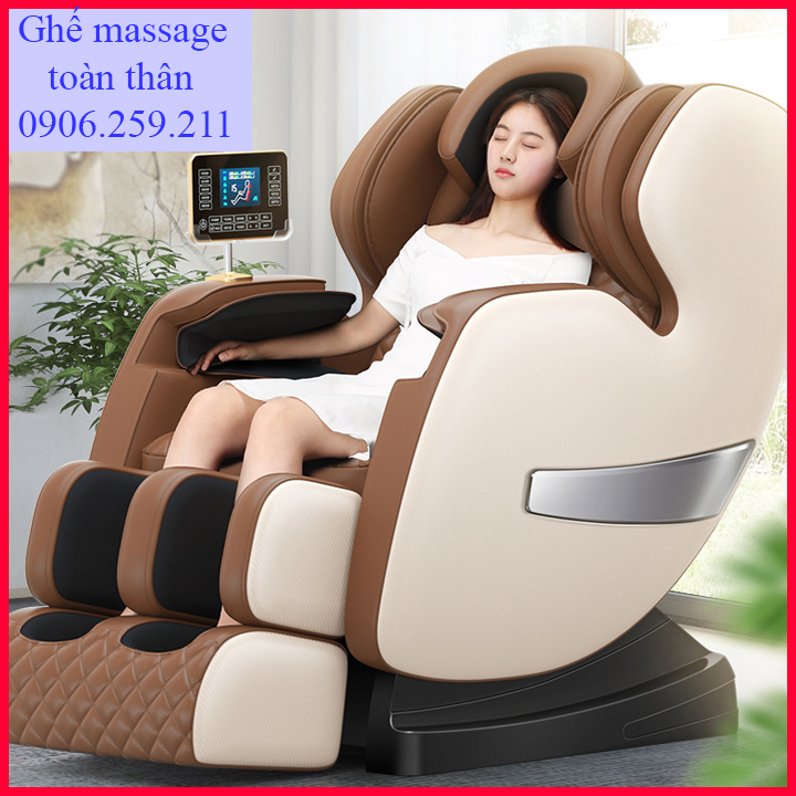 Ghế Massage Trị Liệu Toàn Thân Cao Cấp - Ghế MassageTrục SL Bi Lăn Tự Động ,Màn hình cảm ứng 