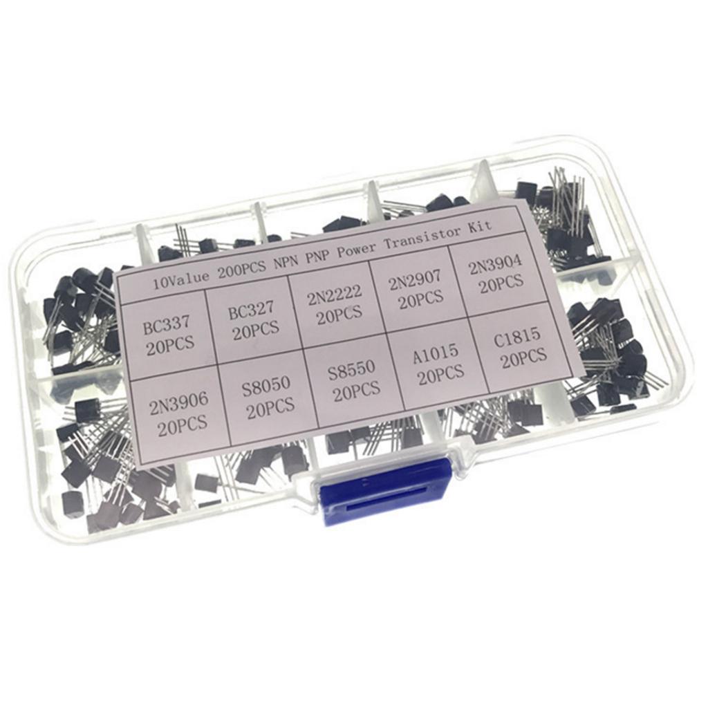 10 Giá Trị 200 Máy Tính Ra-92 Bóng Bán Dẫn Bộ NPN PNP Transistor Công Suất Bộ