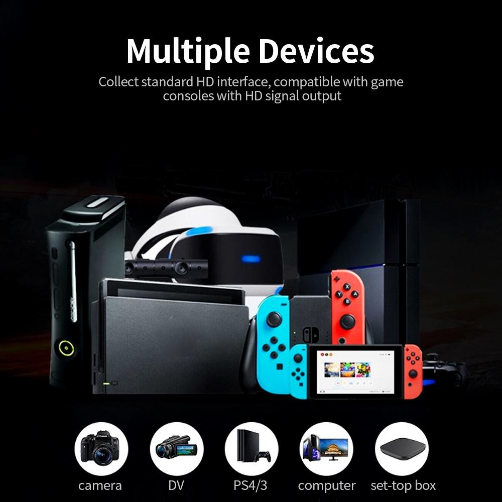 Thẻ ghi video HD 4K HD sang USB Đầu vào 4K Đầu ra Full HD 1080P