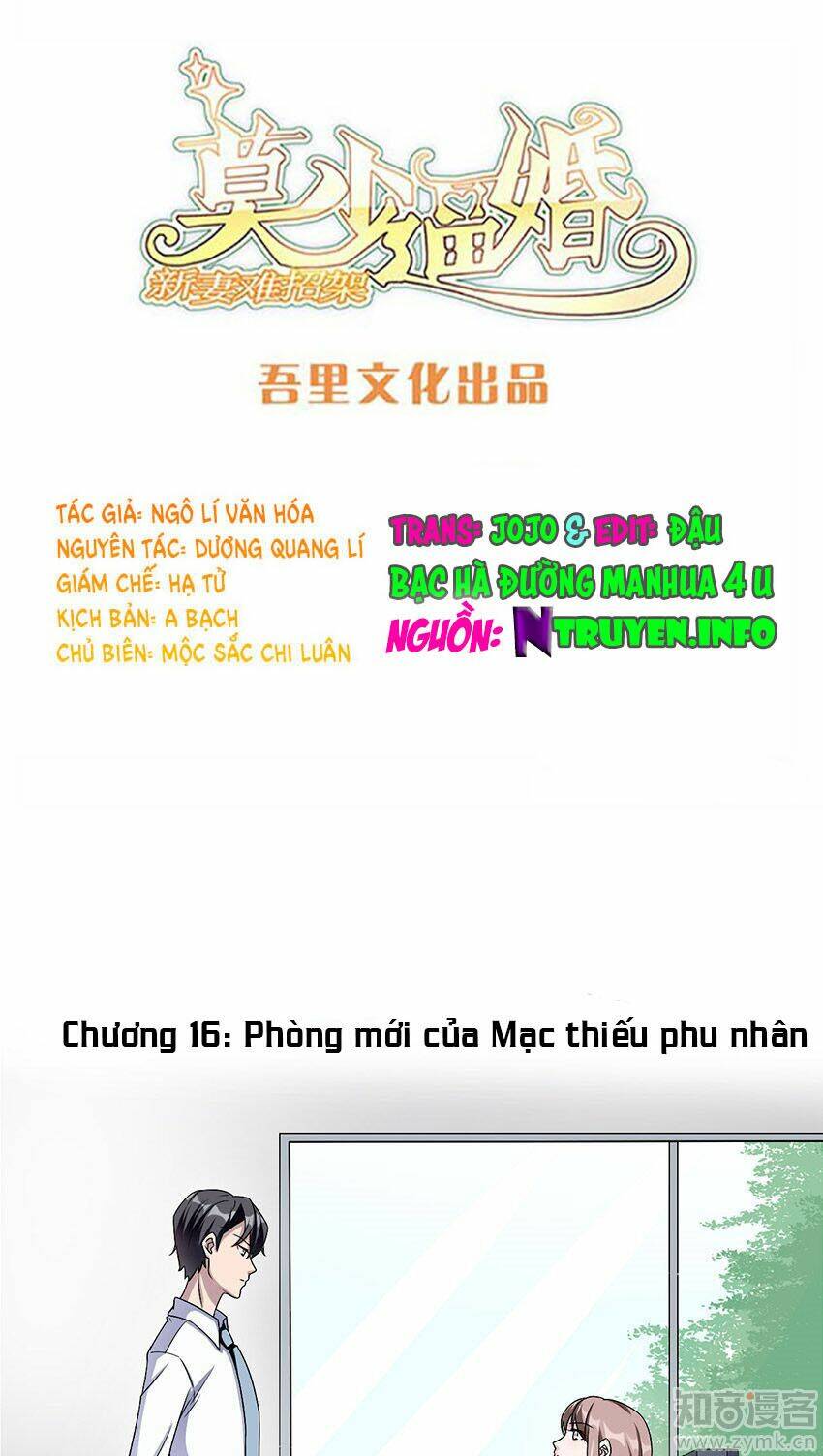 mạc thiếu bức hôn: vợ mới khó chống đỡ chapter 16 1