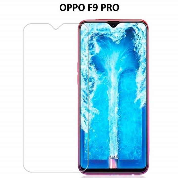 Kính cường lực cho Oppo F9 nhám chống vân tay/ full màn hình/ không viền màu