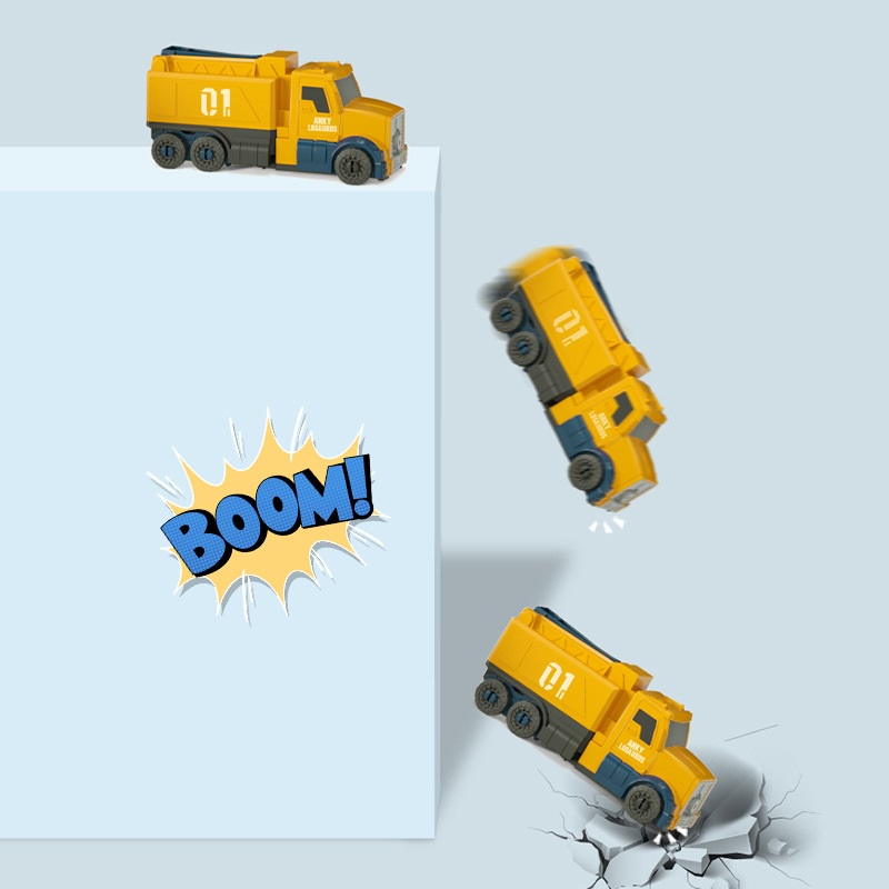 Robot biến hình siêu nhân transformer khổng lồ đồ chơi cho bé lắp ráp xe ô tô khủng long, quà tặng sinh nhật cho bé