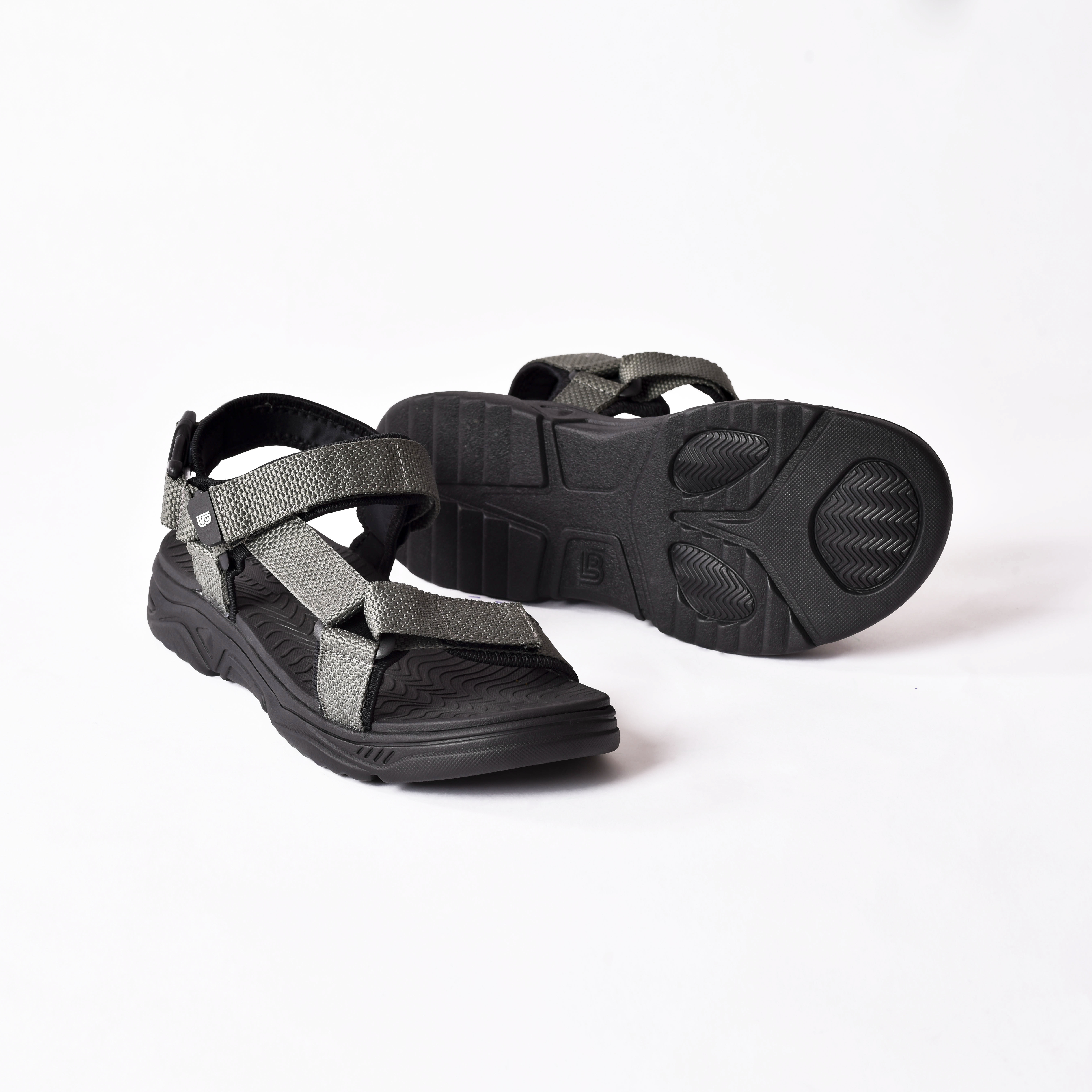 Giày Sandal Nam The Bily Quai Chéo - Màu Xám BL01X