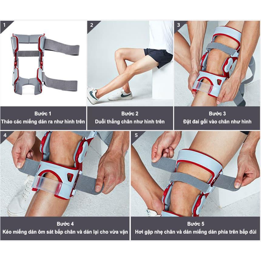 Đai kéo giãn bảo vệ khớp gối DiskDr. SP1600 Hàn Quốc công nghệ “đòn bẩy”