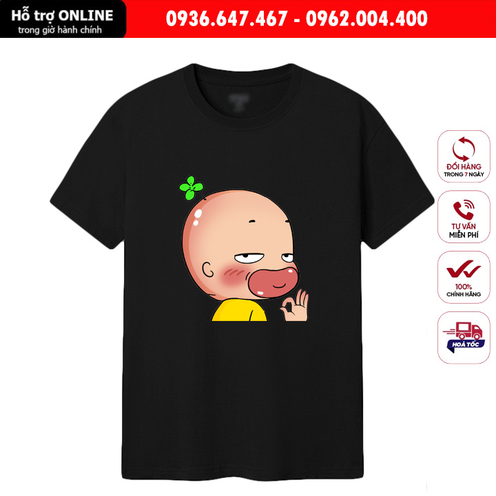 Áo Thun Unisex Nam Nữ Form Đẹp In Hình Quỳnh Aka - Chất Vải Cotton Đẹp Mịn Mát