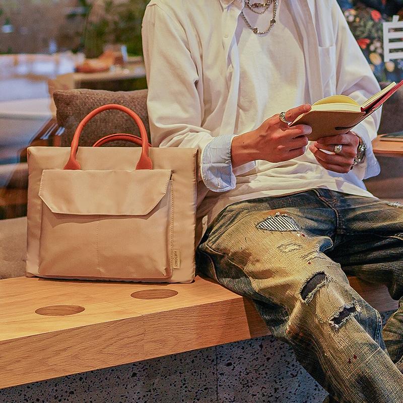 Laptop Mới Túi Xách Cho MacBook Air Pro 14 15.6 Inch Đa Năng Bỏ Túi Thời Trang Kinh Doanh Notebook Laptop Đựng Túi nam Nữ