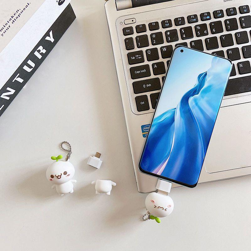 Ổ Đĩa Chữ U 2TB Bằng Silicon Đa Năng Họa Tiết Hoạt Hình Dễ Thương Cho Máy Tính