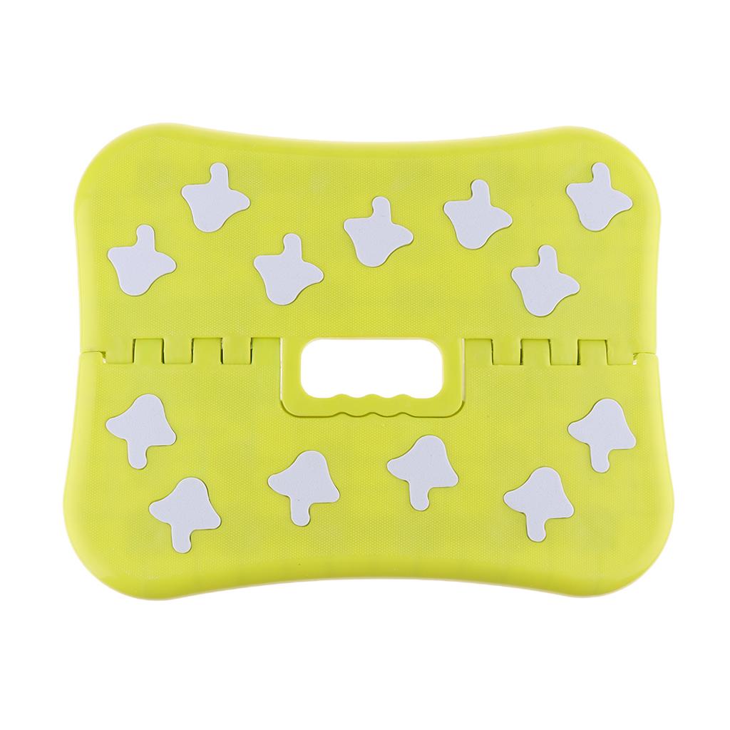 Folding Portable Step Stool for Kids, Toddlers and Adults Home Green Size S