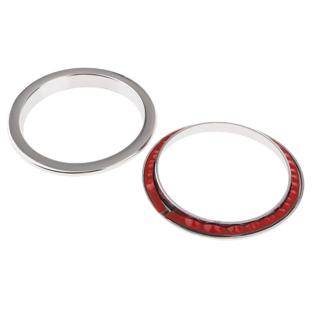1 Pair Car Front Turn Signal Light Plastic Ring For Jeep Wrangler 2007-2017