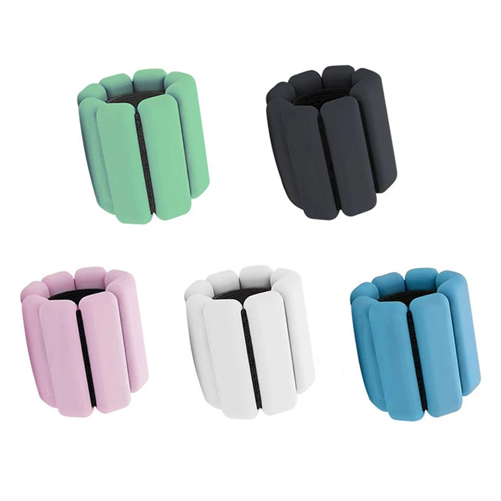 Ankle Wrist Weights Bracelet Exercise Yoga Running Workout Walking White 1pc