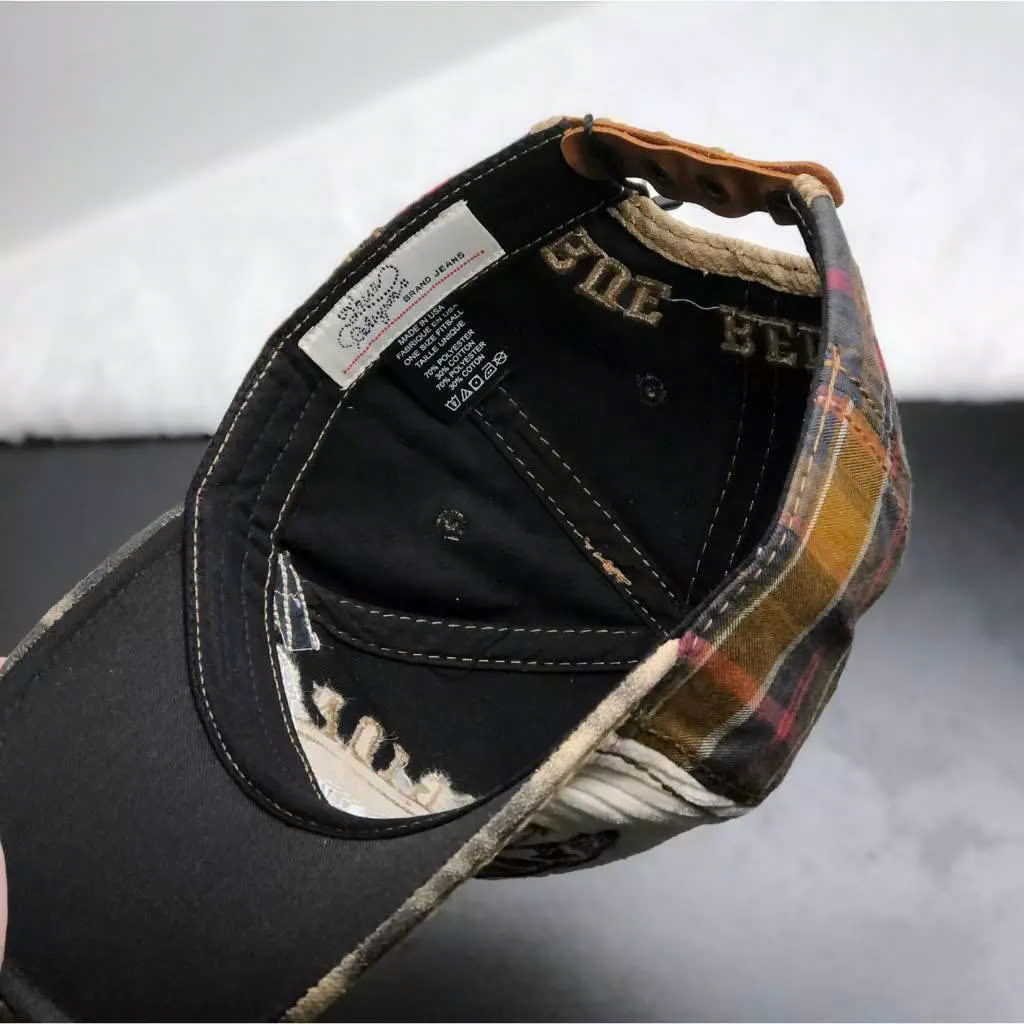 Nón kết, mũ lưỡi trai Địa True Religion vải Kaki đẹp Form chuẩn (Ảnh thật)