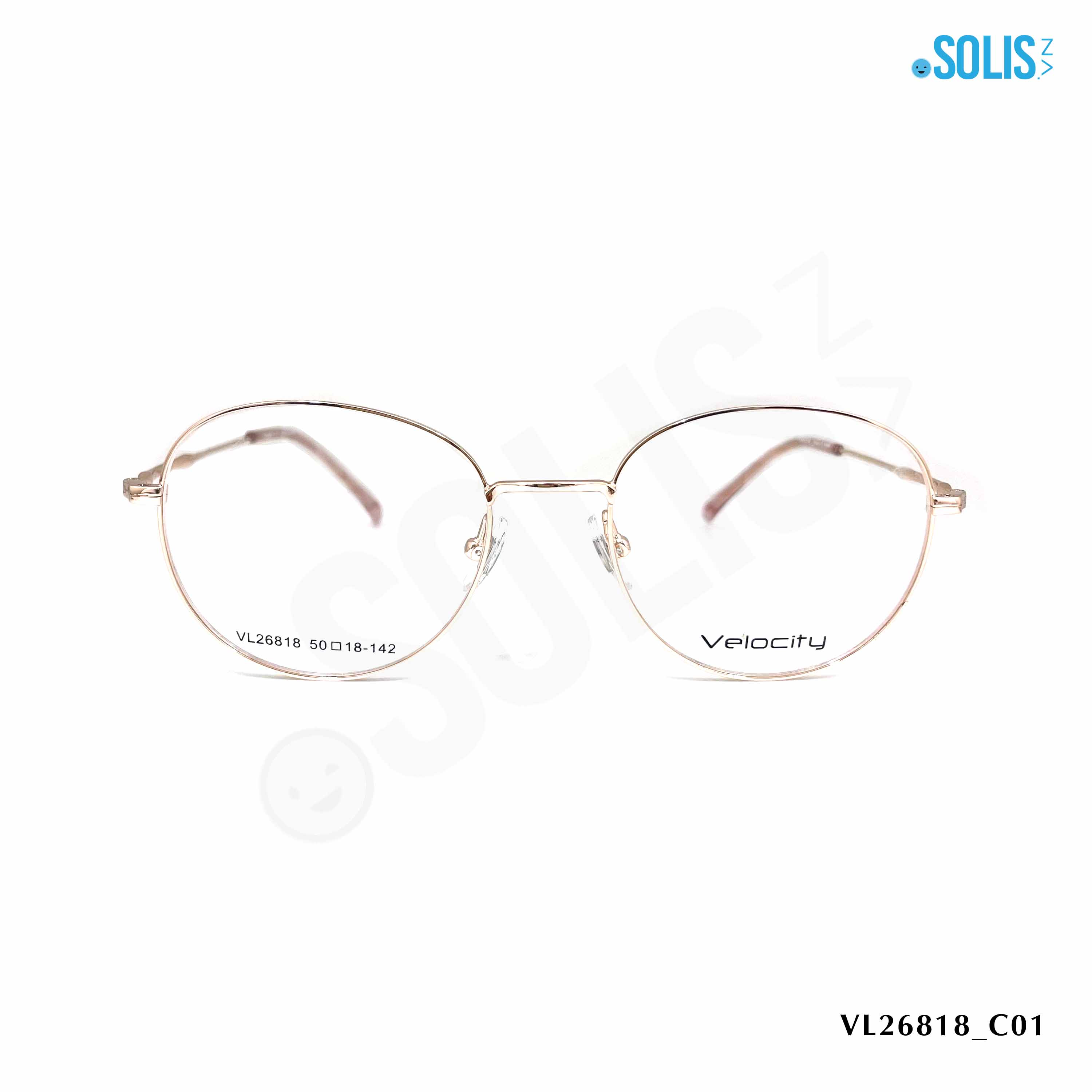 Gọng kính KL Velocity VL26818 - KÍNH KIM LOẠI HIỆU VELOCITY VL26818 KÍCH THƯỚC 50-18-142